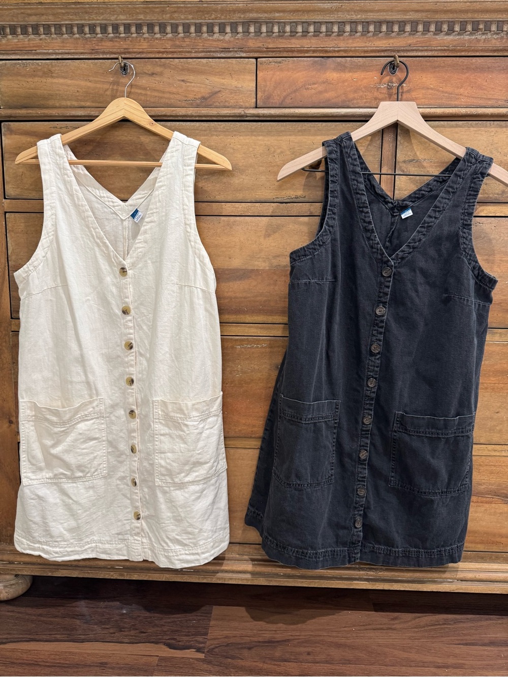 2 OLD NAVY button down dresses!